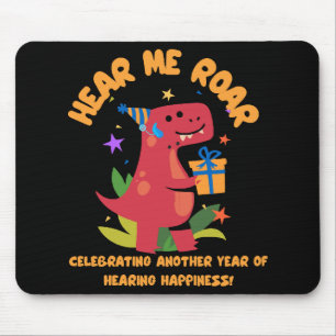 Mousepad Ouça-me rebelar Implante Cochlear Ouvindo Aniversá