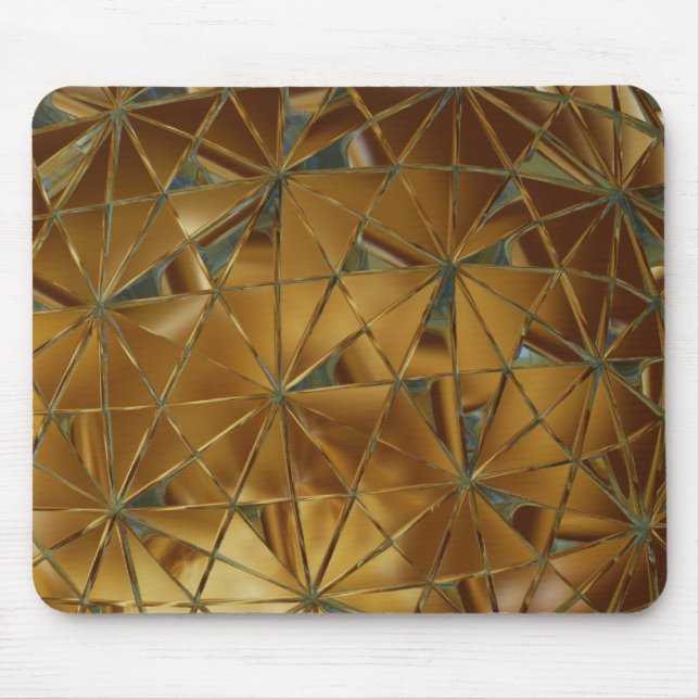 Mousepad ouro abstrato (Frente)
