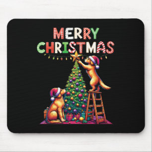 Mousepad Ouro Animal Pet Retriever Cães Desordenadores Cris