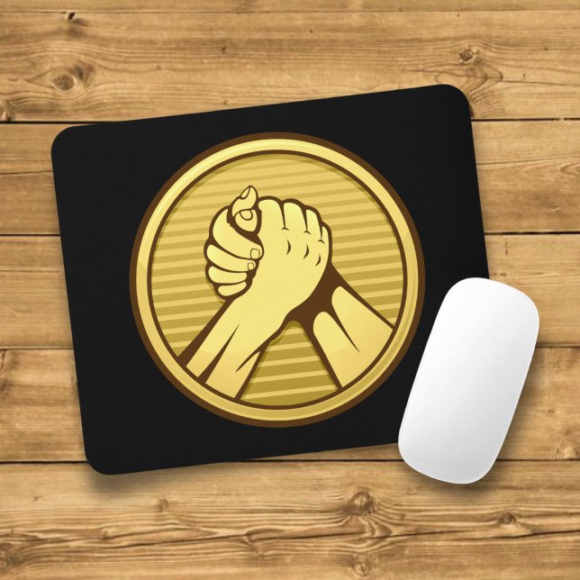 Mousepad Ouro de luta de braço (Criador carregado)