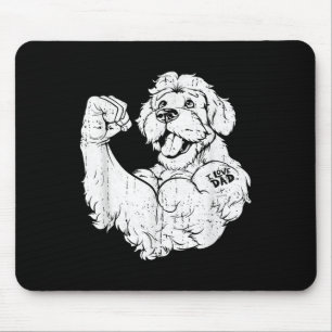 Mousepad Ouro Doodle Biceps Tattoo Dog Breed - Pet I Love