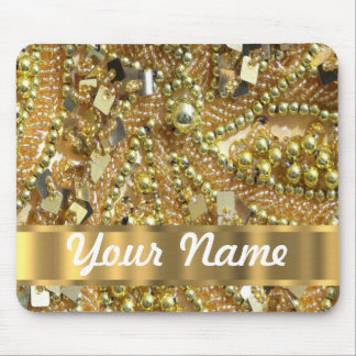 Mousepad Ouro elegante que bling