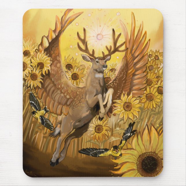 Mousepad Ouro Feilds Mule Deer (Frente)
