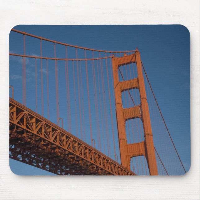 Mousepad Ouro Gate Bridge conforme exibido do Forte Point (Frente)