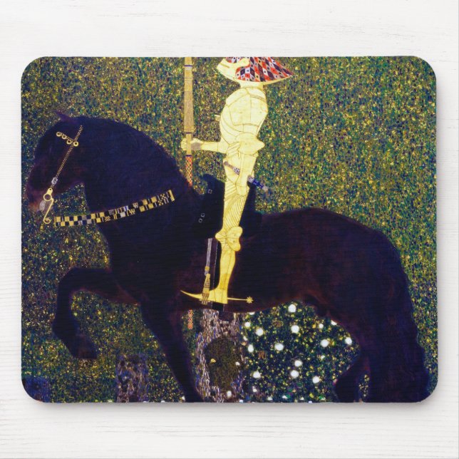 Mousepad Ouro Knight, Gustav Klimt (Frente)