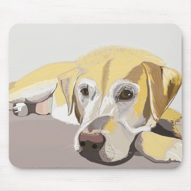 Mousepad Ouro Labrador (Frente)