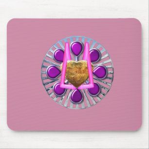 Mousepad Ouro Metálico