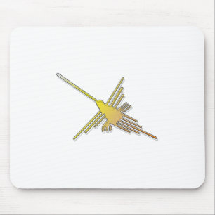 Mousepad Ouro Nazca Lines Hummingbird
