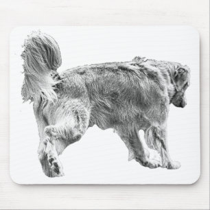 Mousepad Ouro silencioso da secretária