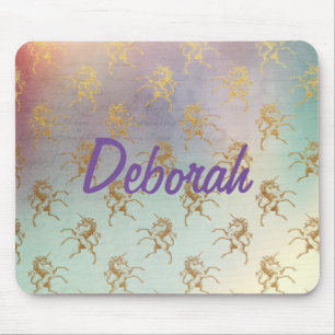 Mousepad Ouro Unicorns
