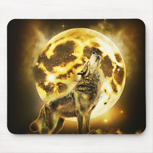 Mousepad Ouro Wolf (Frente)