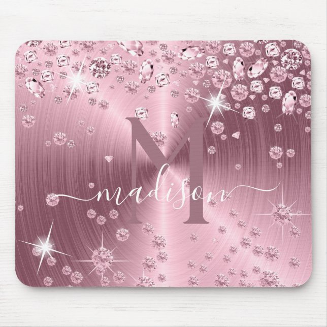 Mousepad Ouros Mauve Rosa - Personalizados (Frente)