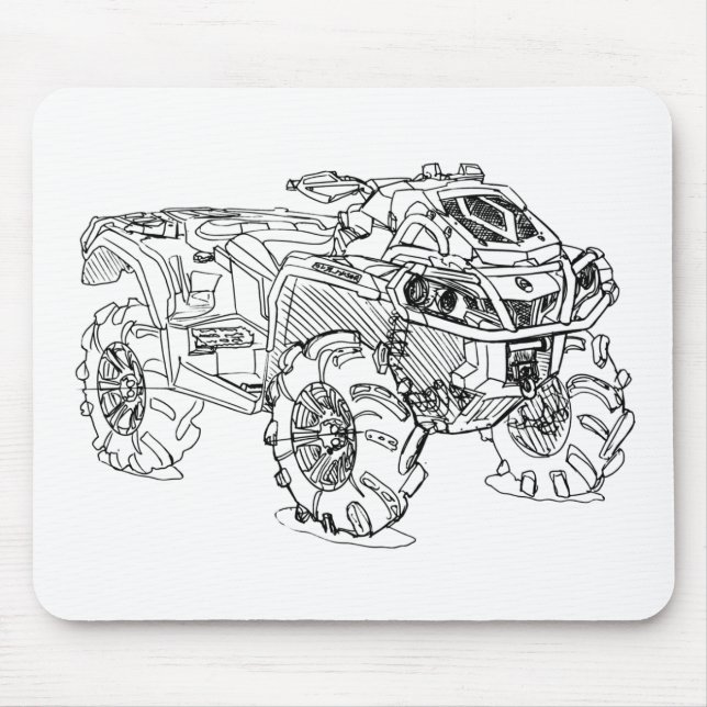 Mousepad Outlander XMR 2013 de CanAm (Frente)