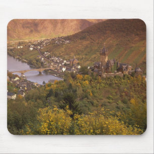Mousepad Outono em Cochem, Renânia-Palatinado, Alemanha