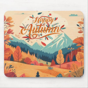 Mousepad Outono/folhas/colorido