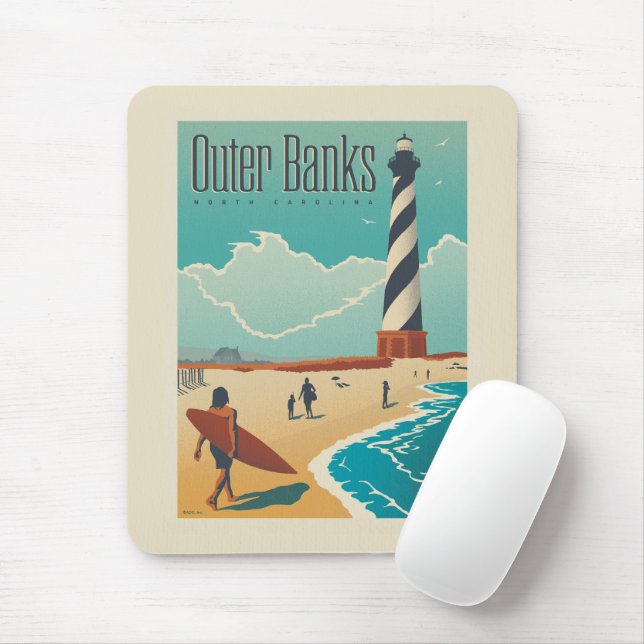 Mousepad Outros bancos | Carolina do Norte (Com mouse)