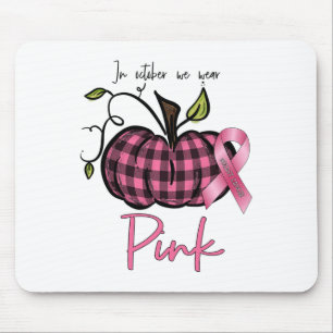 Mousepad Outubro Vestimos Awarene do Cancer de Mama de Pump
