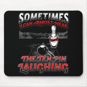 Mousepad Ouvir Boliches Divertidas Rindo 10 Pinos