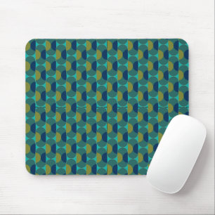 Mousepad Ovalas retrorreflectoras e semicírculos turquesas