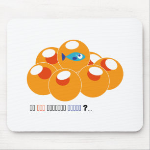 Mousepad ovas salmon