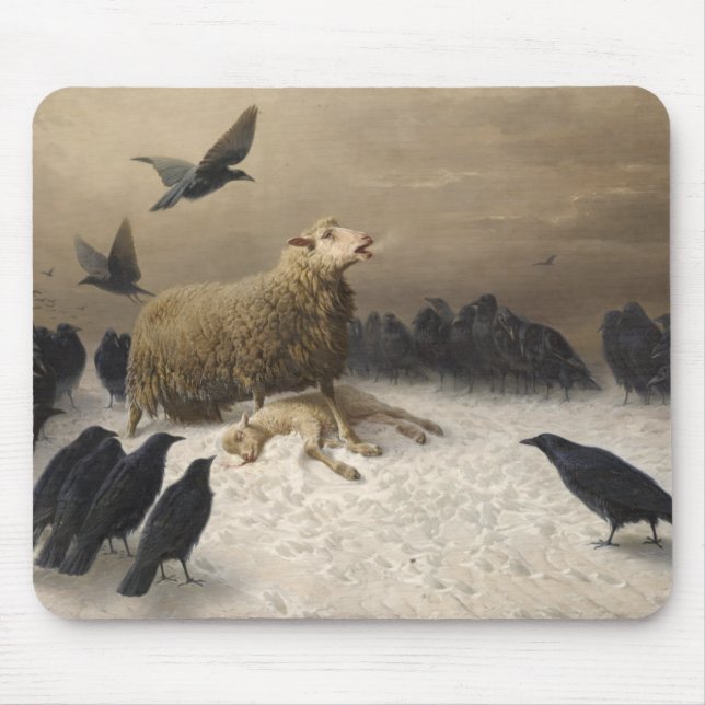 Mousepad Ovelha com Morto (Frente)