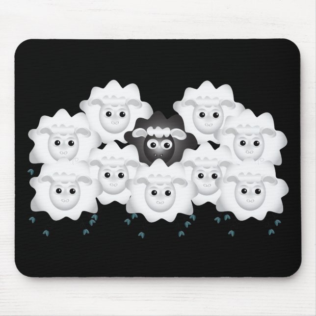 Mousepad Ovelha Negra Bestiça da Família (Frente)