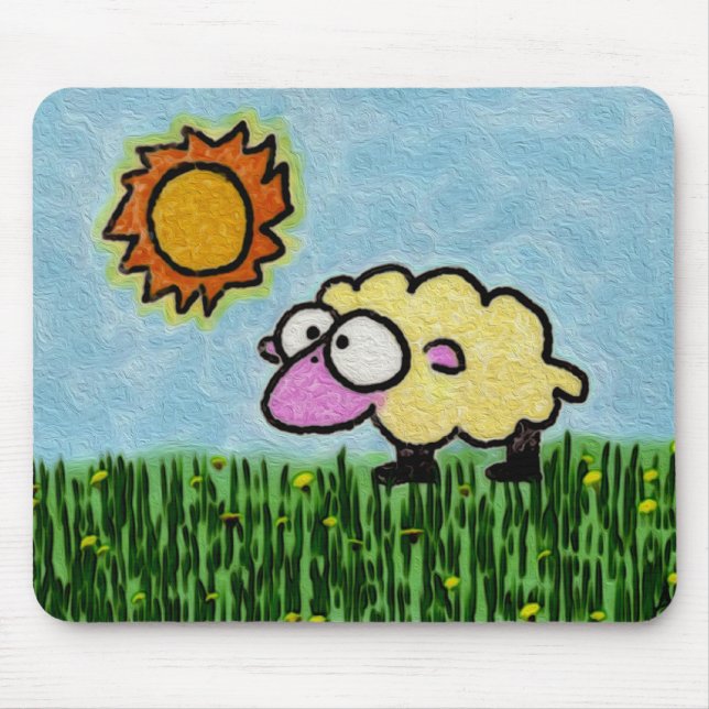 Mousepad Ovelha Sunny (Frente)