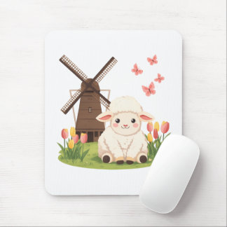 Mousepad Ovelhas do Prado do Moinho de Vento