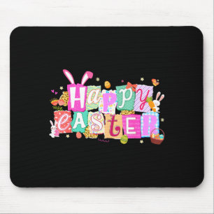 Mousepad Ovo de coelho feliz da Páscoa para meninos meninas