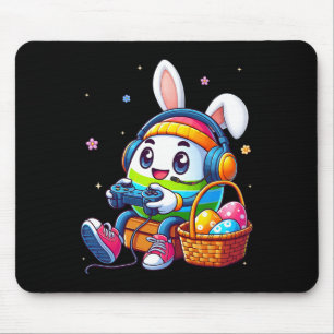 Mousepad Ovo De Páscoa Jogando Vídeo Para Gamer Boys T