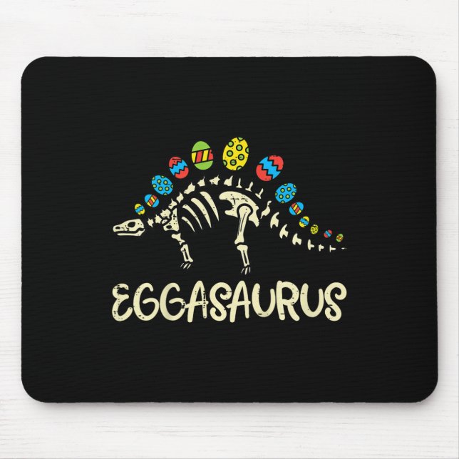 Mousepad Ovos de Eggasaurus Páscoa Stegosaurus Dinossauro M (Frente)