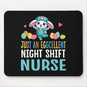Mousepad Ovos De Páscoa Bunny Dance Apenas Uma Boa Noite S