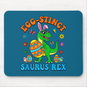 Mousepad Ovos de saurus rex distintos coelho t rex dia de p