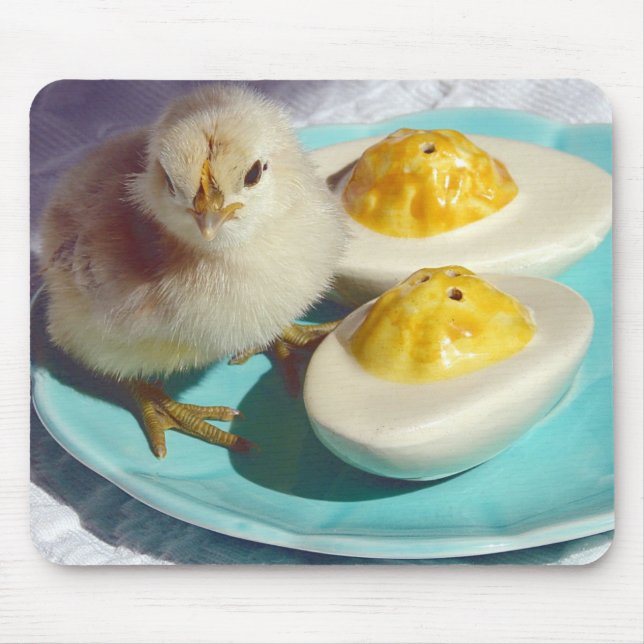 Mousepad Ovos Devilhados e Pintinho (Frente)