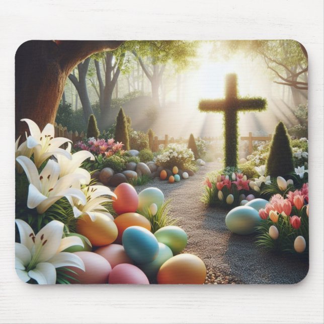 Mousepad Ovos/Páscoa/Lilly (Frente)