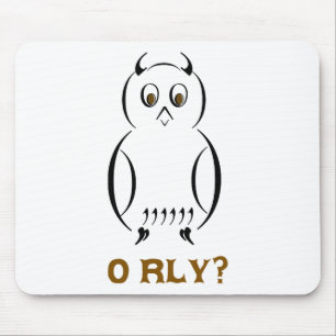 Mousepad Owl O'Rly