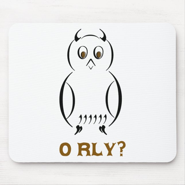 Mousepad Owl O'Rly (Frente)