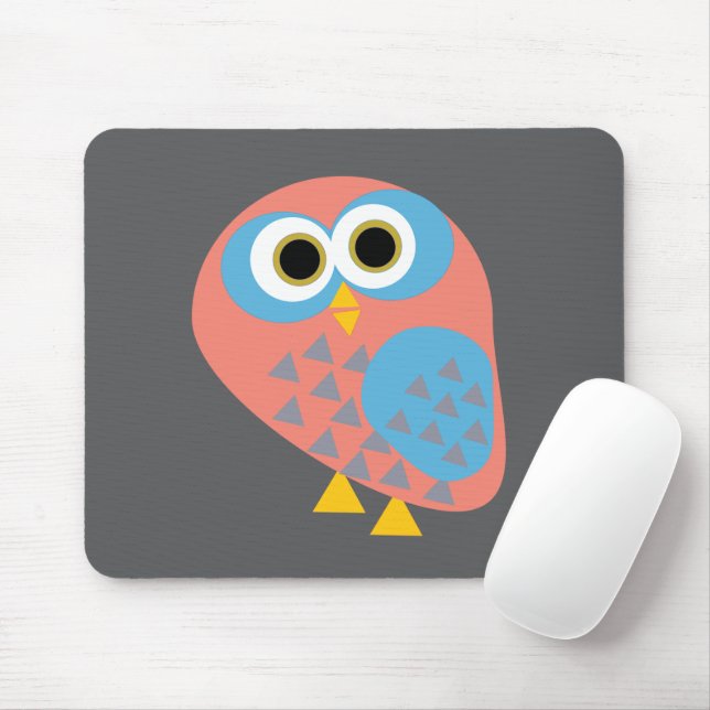 Mousepad Owl Pop Art (Com mouse)