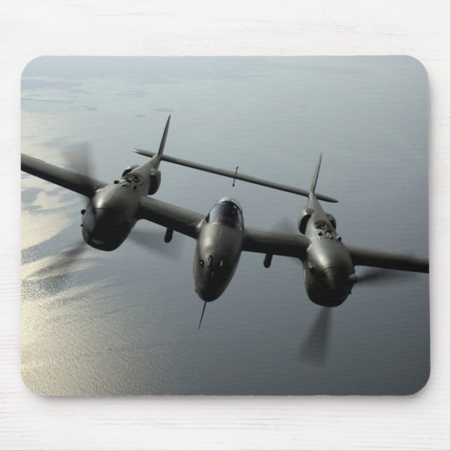 Mousepad P-38 Aeronaves De Combate À Luz (Frente)