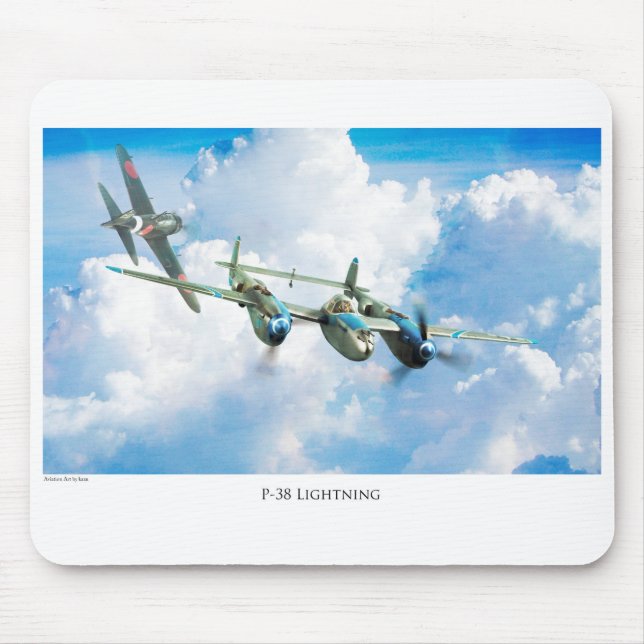 Mousepad P-38 Lightning (Frente)