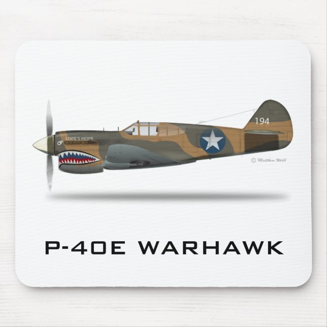 MOUSEPAD P-40E WARHAWK (Frente)