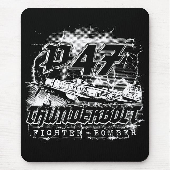 Mousepad P-47 Thunderbolt (Frente)