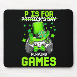 Mousepad P É Para Jogar Jogos Jovens Crianças Vídeo Rua Jog