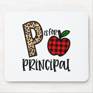 Mousepad P É Para Leopardo Xadrez Engraçado Ck Para Escola