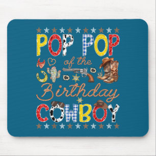 Mousepad P P Do Cowboy De Aniversário Western Rodeio P P