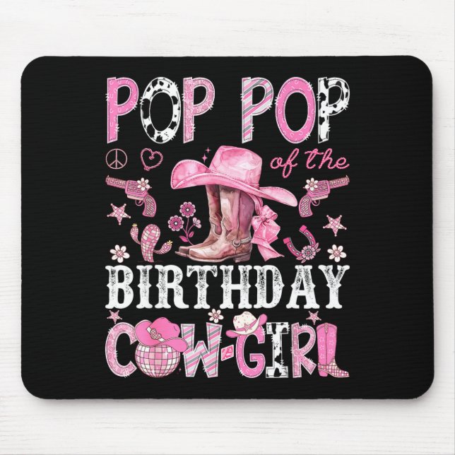 Mousepad P P Of The Birthday Cow-girl Nk Disco Rodeo P P  (Frente)