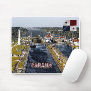 Mousepad PA0003 America - Panamá - Canal Locks - panorâmica