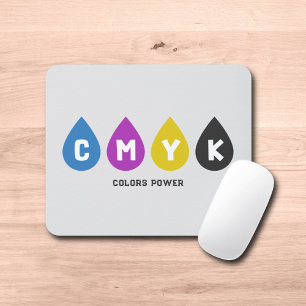 Mousepad Pad Colorido de Mouse Colorida CMYK Ink