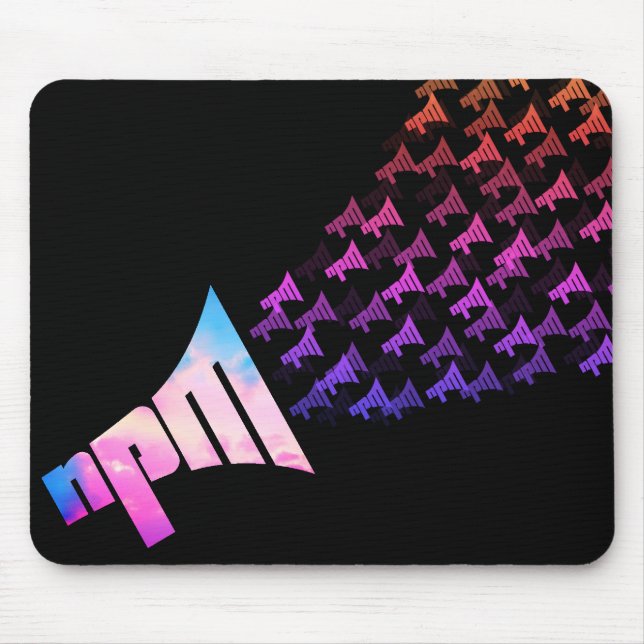 Mousepad Pad Colorido do Mouse NPM (Frente)