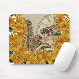 Mousepad Pad de Mouse Amarelo Victoriano! Pad do mouse